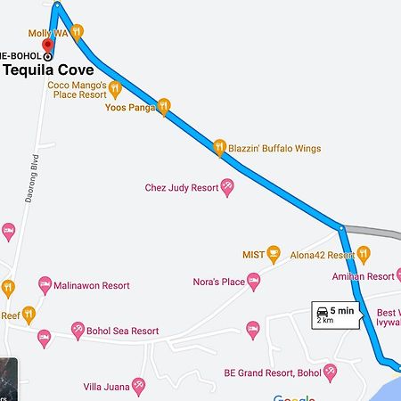 Tequila Cove Bed and Breakfast Panglao Exteriör bild